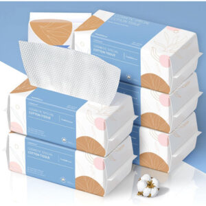 Lenços De Algodão Poeticehome Soft Dry Wipe, Pacote Com 6 (6