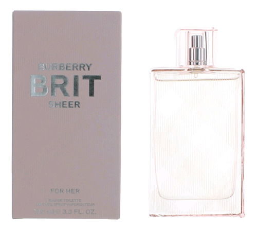 Perfume Burberry Brit Sheer Eau De Toilette 100ml For Women