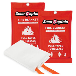 Cobertor De Incêndio Secucaptain Emergency 40x40cm Em Fibra