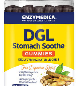 Suplemento Enzymedica Dgl Stomach Soothe Gummies 74 Unidades