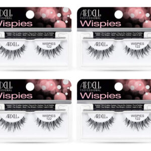 Cílios Postiços Ardell Wispies 122 Pretos (pacote Com 4)