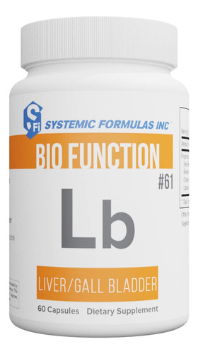 Suplemento De Fórmulas Sistêmicas Lb Para Fígado/vesícula Bi