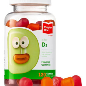 Gomas De Vitamina D3 Zahler Chapter One 1000iu Para Crianças
