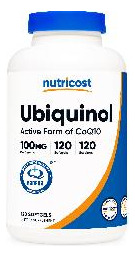 Suplemento Nutricost Ubiquinol 100mg 120 Cápsulas Gelatinosa - Imagem 2