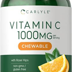 Suplemento Carlyle Vitamin C Chewables 1000 Mg 180 Comprimid