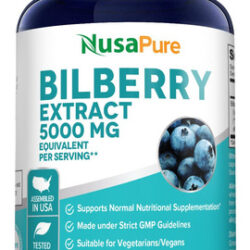 Suplemento De Extrato De Mirtilo Nusapure 5.000 Mg 200 Cápsu