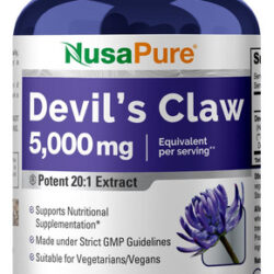 Suplemento Nusapure Devil&quots Claw 5000 Mg 200 Cápsulas Vegeta