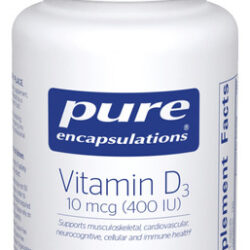 Suplemento De Encapsulamento Puro De Vitamina D3 10mcg (40)