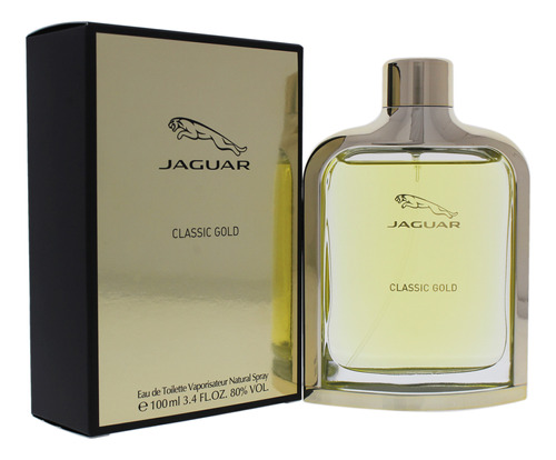 Perfume Jaguar Jaguar Classic Gold Edt Spray Para Homens 100 - Imagem 3