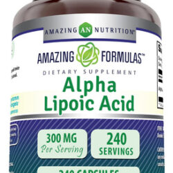 Incrível Suplemento De Fórmula De Ácido Alfa Lipóico 300 Mg