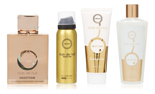 Conjunto De 4 Peças Perfume Armaf Club De Nuit Milestone Par