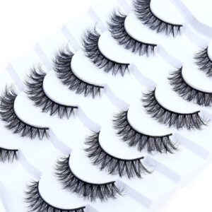 Cílios Postiços Sleec Beauty Wispy Natural Look 7 Pares Sf68