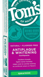 Pasta De Dentes Tom's Of Maine Antiplaca Sem Flúor 160ml