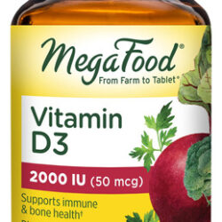 Suplemento Megafood Vitamin D3 2000 Ui Immune & Bone 30 Comp