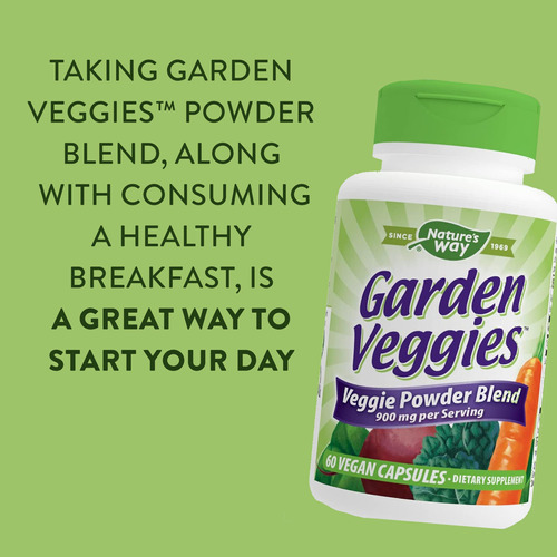 Suplemento Nature's Way Daily Garden Veggies 60 Cápsulas - Imagem 3