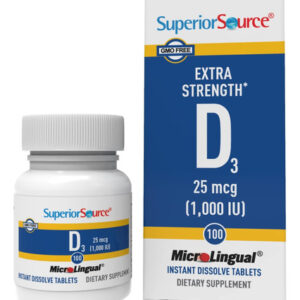 Comprimidos De Vitamina D3, Fonte Superior, 1000 Ui, 100 Uni