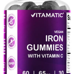 Suplemento De Ferro Vitamático 65 Mg, Gomas, 60 Gomas Vegana