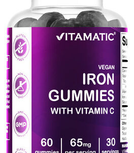 Suplemento De Ferro Vitamático 65 Mg, Gomas, 60 Gomas Vegana