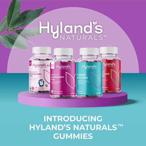 Suplemento De Gomas Orgânicas De Sabugueiro Hyland's Natural - Imagem 4