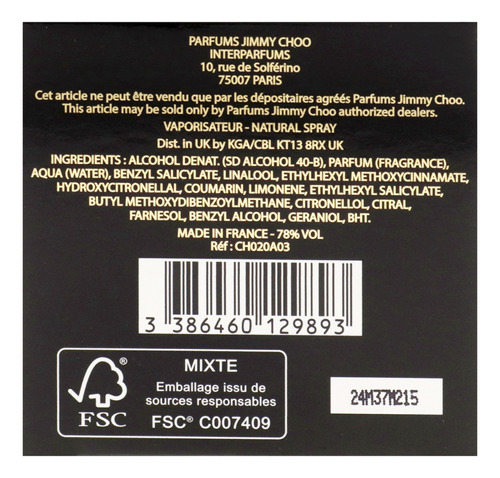 Perfume Jimmy Choo I Want Choo Forever Eau De Parfum 40ml - Imagem 6