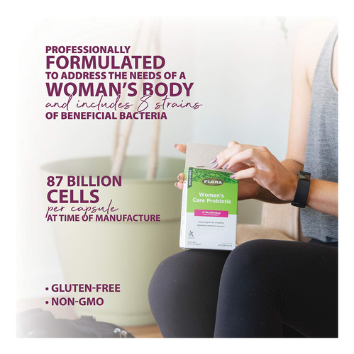 Probiotic Flora Women's Care 87 Bilhões De Cfu 30 Cápsulas - Imagem 3