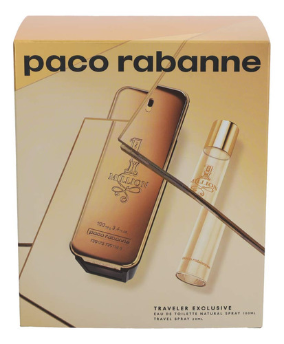 Conjunto De Presente Perfume Paco Rabanne De 1 Milhão Para H