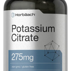 Suplemento Horbaach Citrato De Potássio 275mg 400 Cápsulas