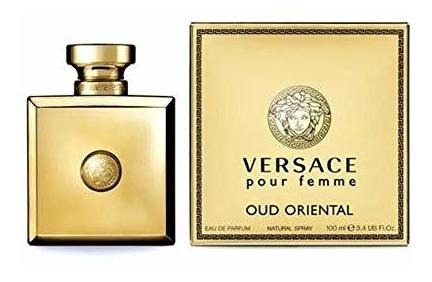 Versace Oud Pour Femme Oriental Eau De Perfume Spray 3.4 Out - Imagem 2