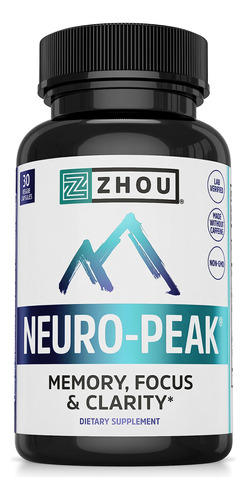 Suplemento De Suporte Cerebral Zhou Neuro Peak 30 Vegcaps