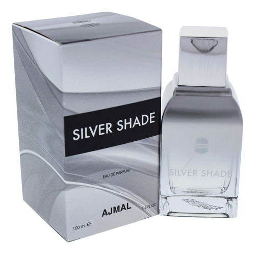 Perfume Ajmal Silver Shade Eau De Parfum 100ml Para Homens - Imagem 3