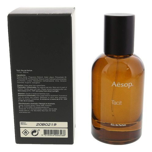 Perfume Aesop Tacit Eau De Parfum 50ml Para Homens E Mulhere - Imagem 3
