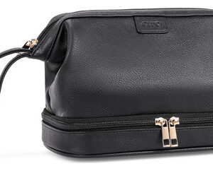 Bolsa De Maquiagem De Viagem Cluci Double Layer De Grande Ca