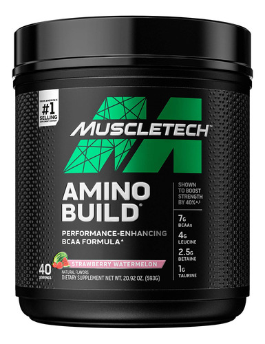Suplemento Muscletech Amino Build Bcaa Aminoacids + Electro