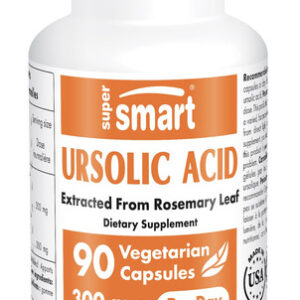 Suplemento De Ácido Ursólico Supersmart 300 Mg Com Alecrim 9