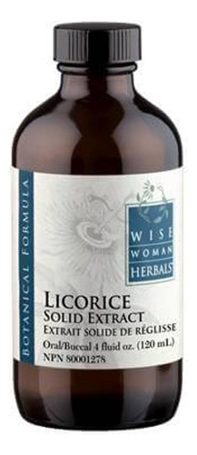 Suplemento Wise Woman Herbals Extrato De Raiz De Alcaçuz 120