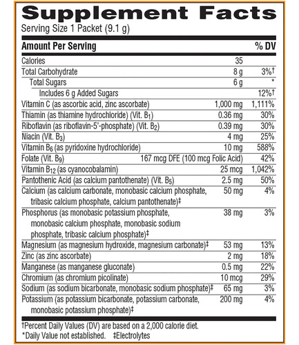 Suplemento Emergen-c 1000 Mg De Vitamina C Com Zinco Super O - Imagem 7