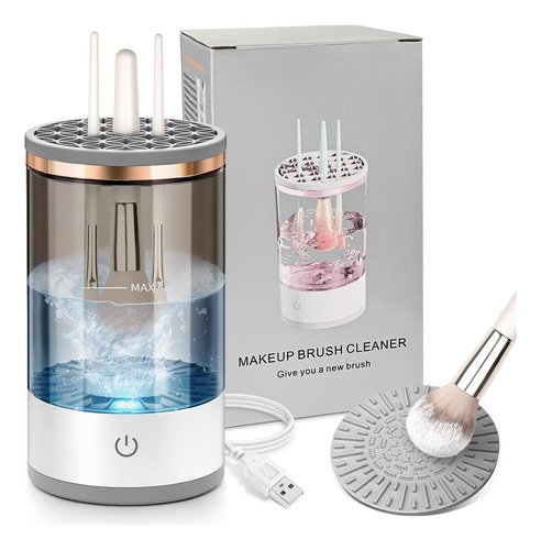 Limpador Elétrico De Pincéis De Maquiagem Cisbelw Quick Effi