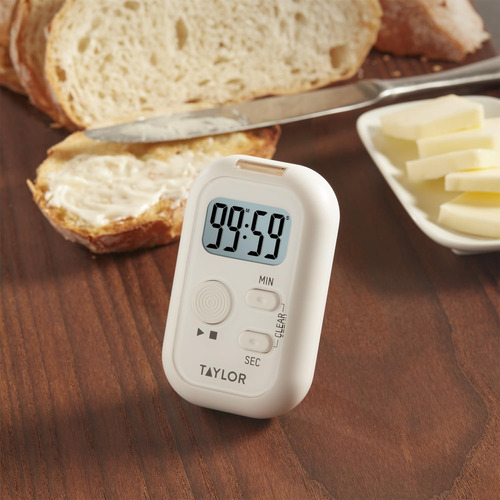 Timer Taylor Precision Products Multi-alert Digital White - Imagem 3