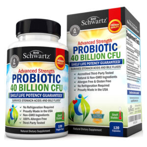 Suplemento Bioschwartz Daily Probiotic 40 Bilhões De Cfu 120