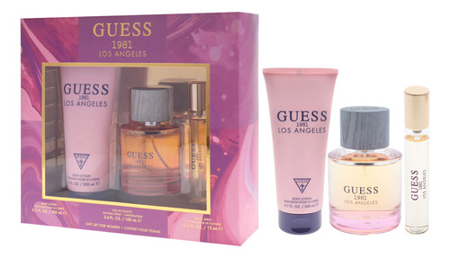 Conjunto De Presente Perfume Guess 1981 Los Angeles Para Mul - Imagem 3