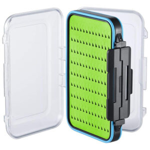 Caixa De Pesca Com Mosca Gonex Impermeável Leve Verde Tamanh