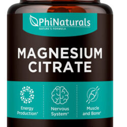 Suplementos Phinaturals Citrato De Magnésio Em Pó 400mg 180