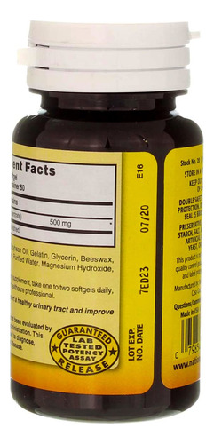 Suplemento Nature"s Blend Concentrado De Cranberry 500mg 60 - Imagem 4