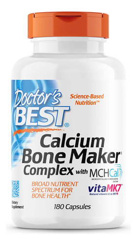 Suplemento Doctor's Best Calcium Bone Maker Complex 180 Cáps
