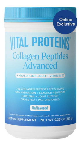 Proteínas Vitais De Peptídeos De Colágeno Em Pó Com Ácido Hi