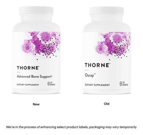 Suplemento Thorne Oscap Bone Health Com Cálcio E Vitamina D - Imagem 3