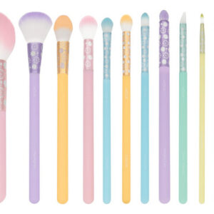Conjunto De Pincéis De Maquiagem Moda Posh Pastel, 12 Peças
