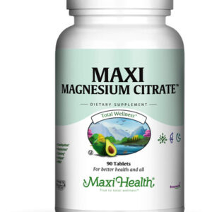 Suplemento Maxi Health Maxi Citrato De Magnésio 90 Comprimid