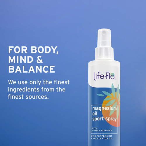 Spray Esportivo De Óleo De Magnésio Life-flo 240 Ml Com Arni - Imagem 5