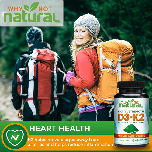 Suplemento: Por Que Não Vitamina D3 K2 Natural 10000 Ui Com - Imagem 4